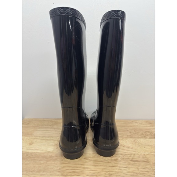 UGG Womens Shaye Rain Snow Sheepskin‎ Insole Boot Black NWOT Size 6 #54 - Picture 4 of 9